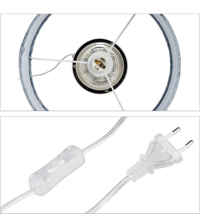 Image du produit Relaxdays Lampe-de-table (E14)