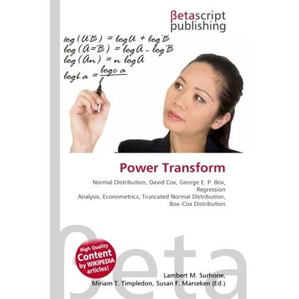 Power Transform, Fachbücher von Lambert M. Surhone, Miriam T. Timpledon, Susan F. Marseken