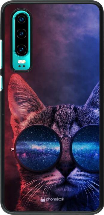 Produktbild PhoneLook Hülle Red Blue Cat Glasses (Huawei P30)