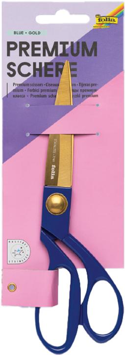 Image du produit Folia Premiumschere gold/blau, ca. 20,1 cm lang (20.10 cm)