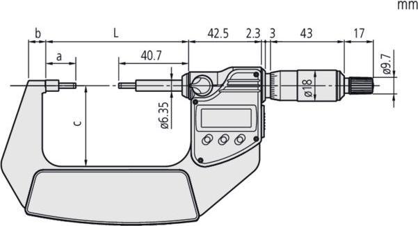 Productafbeelding Mitutoyo Micrometer