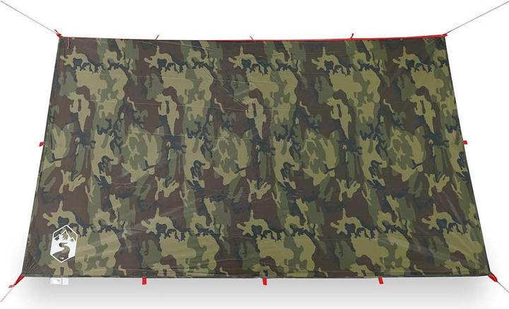 Produktbild vidaXL Tarp Sonnensegel Hängematte Zeltplane Tarnmuster 366x306cm Wasserdicht (Tarp, 1.10 kg)