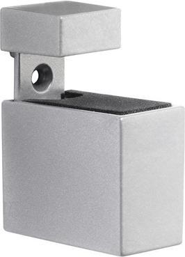 Dolle Clip métal Cuadro réglable 6 - 20 mm, argent, 2 pcs