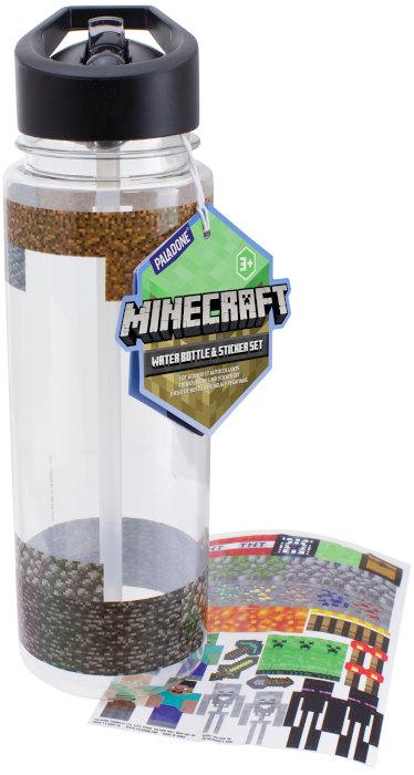 Image du produit Minecraft Bouteille d'eau et set d'autocollants