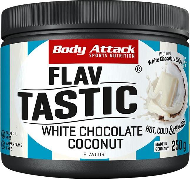 Immagine prodotto Body Attack Flav Tastic (barattolo da 250g) (Cocco, Cioccolato bianco, 1 x, 250 g)