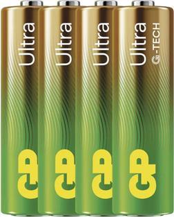 Produktbild GP Batteries GP Ultra Einmal alkalisch Batterie AA, 4-pack (4 Stk., AA)