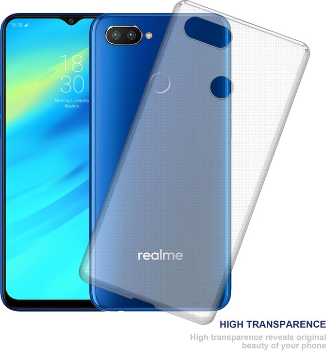 Produktbild Cadorabo TPU Ultra Slim AIR Cover (Realme 7 Pro)