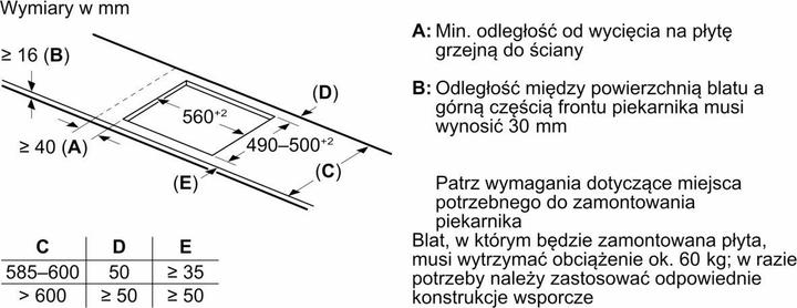 Image du produit Bosch Hausgeräte PVS61RHB1E (59.20 cm, Table de cuisson à induction)