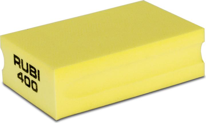 Actual product image Rubi Diamond pad for manual wet polishing, 400 grit, yellow (61977) (400)
