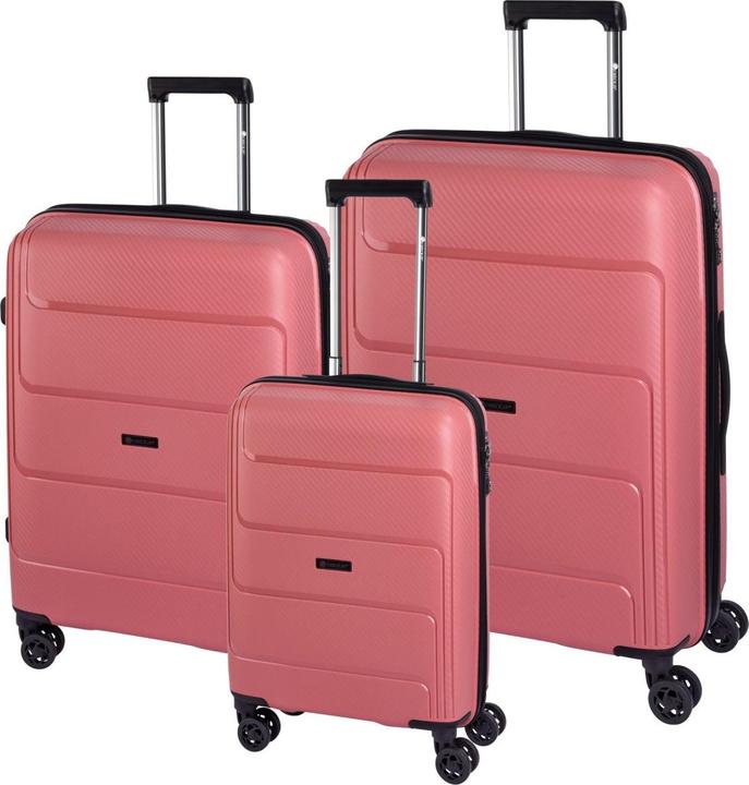 Immagine prodotto Check.In St. Louis - Set di 3 carrelli color malva (206 l)