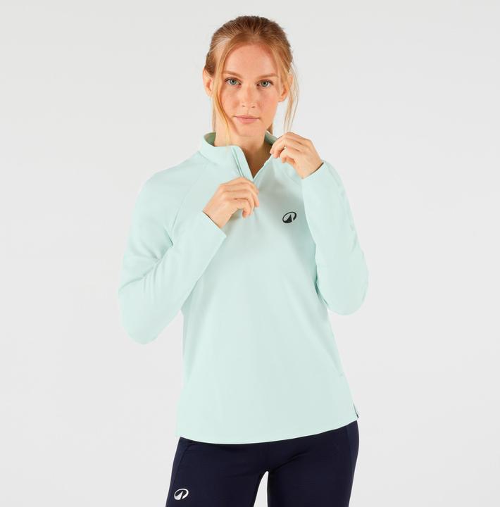 Kuikma Women's Long-Sleeved Thermal Tennis T-Shirt - Light Green (L)