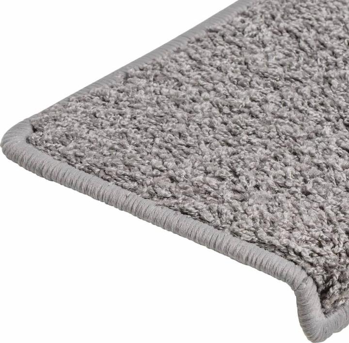 Actual product image vidaXL Step mats 30 pcs. 65x21x4 cm Beige (65 x 21 x 4 cm)