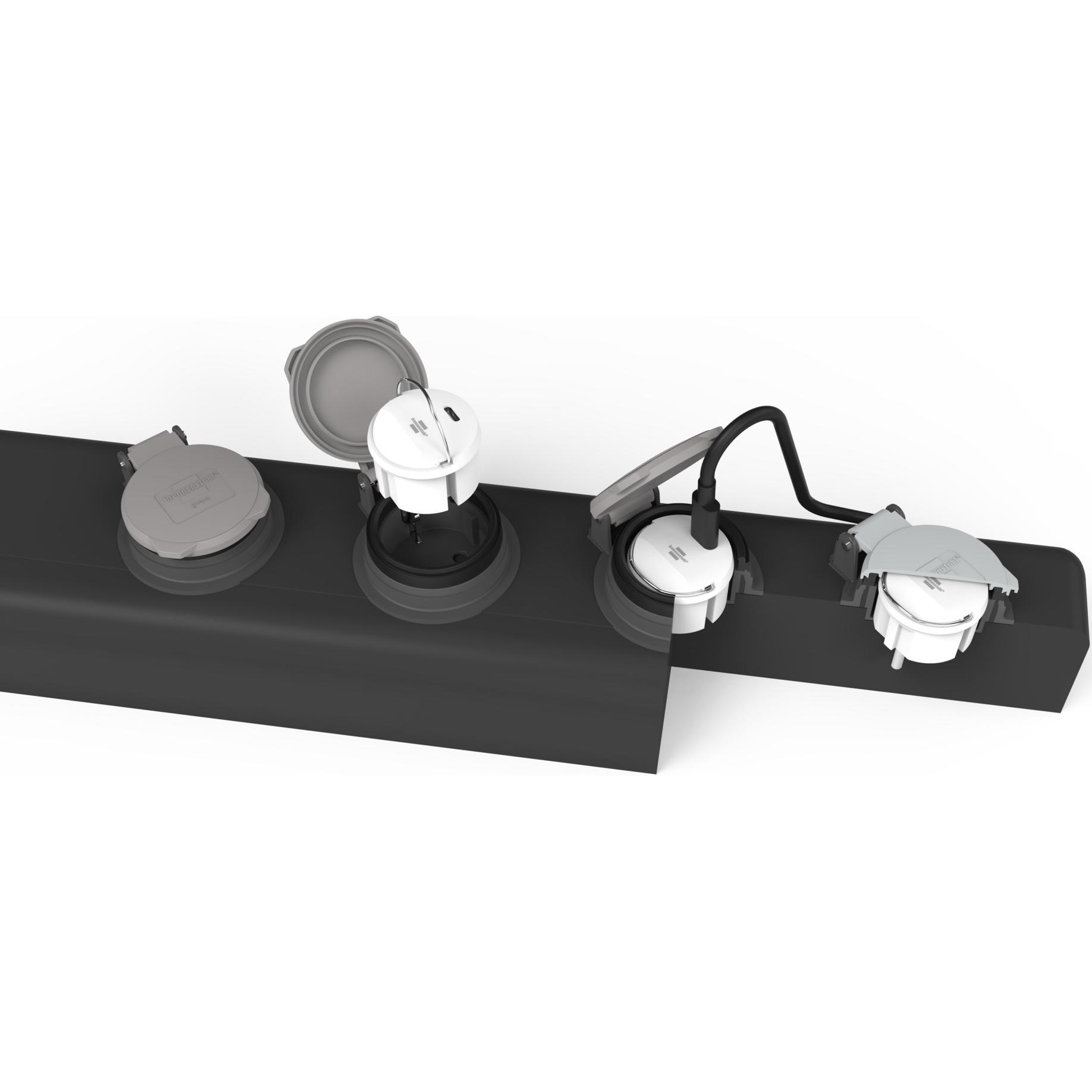 Brennenstuhl, Steckdosenleiste, Steckdoseneinsatz USB C 2,4A (1 x, CEE 7/3)