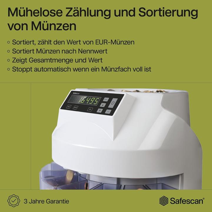 Produktbild Safescan 1250 (EUR) (Münzzähler)