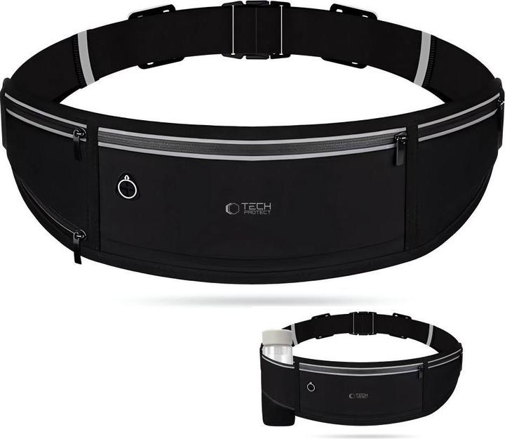 Actual product image Tech-Protect M3 Universal Sport Waist Bag Black