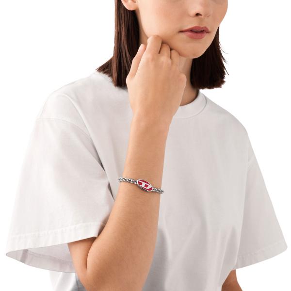 Immagine prodotto Diesel Bracciale in acciaio (19 cm, Acciaio inossidabile)