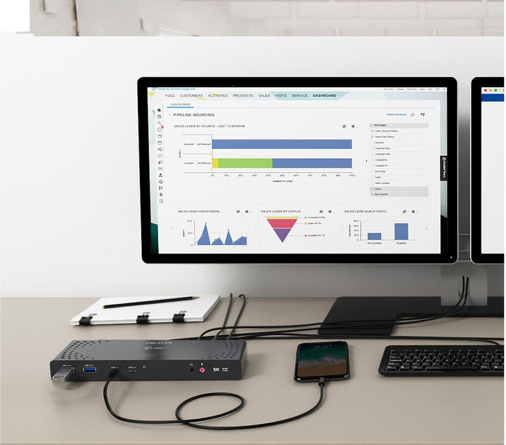 Immagine prodotto Dicota Docking station USB-C 13-in-1 5K HDMI/DP (USB-C, 13 Porti)
