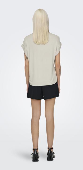Produktbild Only Normal geschnitten Rundhals Umgeschlagene Ärmelbündchen Top Top (XS)