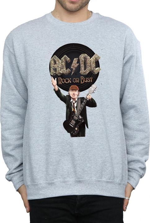 Immagine prodotto AC/DC Felpa in cotone Rock Or Bust Angus Young (M)