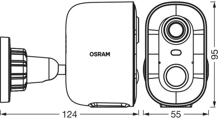 Produktbild Osram Smart+ Wifi Outdoor Camera Battery Solar White (2560 x 1440 Pixels)