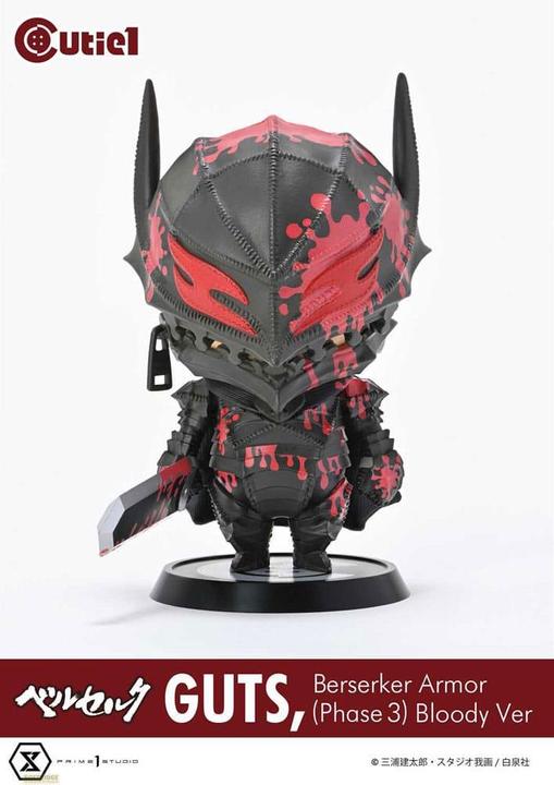 Produktbild Prime 1 Studio Berserk Cutie1 PVC Figur Guts Berserker Armor (Phase 3) Bloody Ver. 12 cm