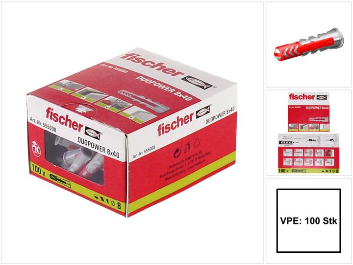 Actual product image Fischer Cheville 2 éléments (100 pcs.)