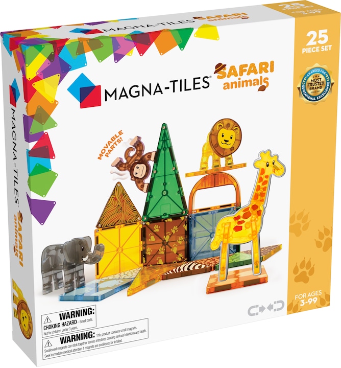 Actual product image Magna-Tiles Safari animals