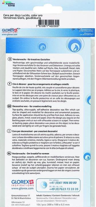 Image du produit Glorex Cire décorative