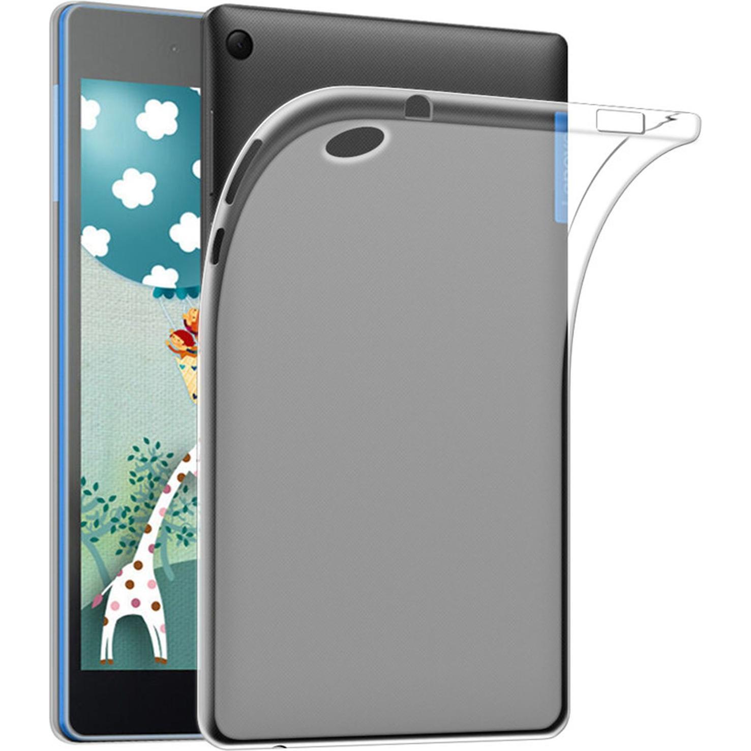 Thumbnail - Lobwerk TPU Soft-COVER für LENOVO Tab3 7 Plus TB-7703 F/X Silikon Case Schutz Hülle Etui (X), Tablet Hülle, Transparent