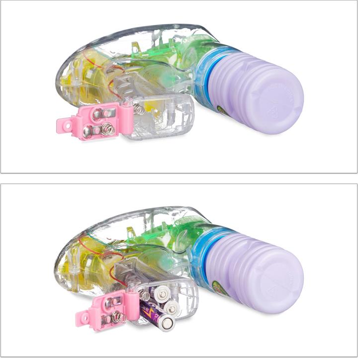 Image du produit Relaxdays Pistolet à bulles LED