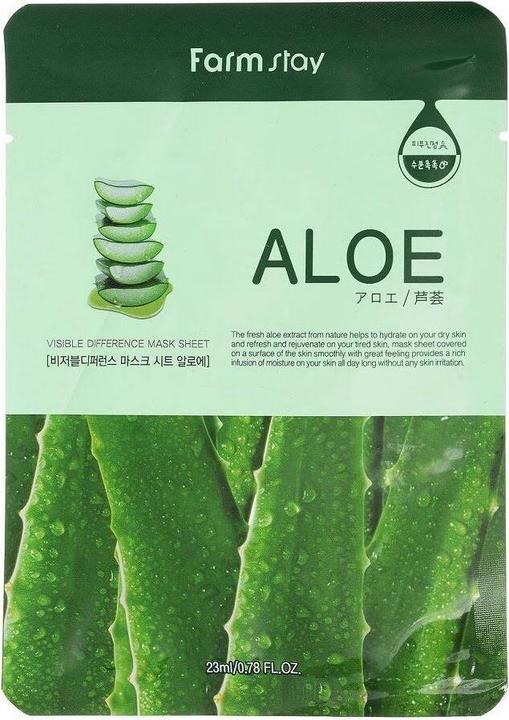 Actual product image Farm Stay Visible Difference Mask Sheet Aloe
