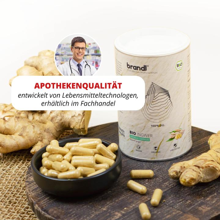 Actual product image Brandl Bio Ingwer (Ginger) (1 Piece, Capsules, 85 g)