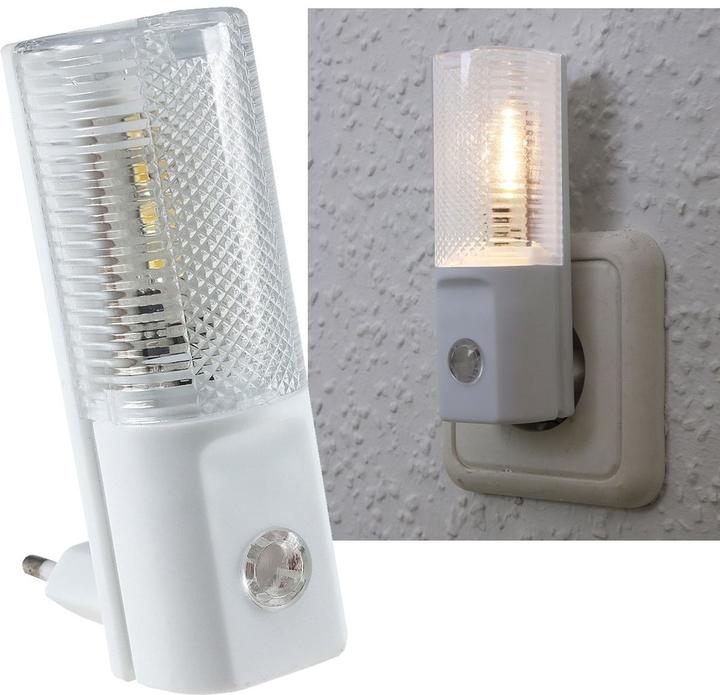 Actual product image König Design LED night light with day/night sensor 230V, with white LEDs, only 1W
