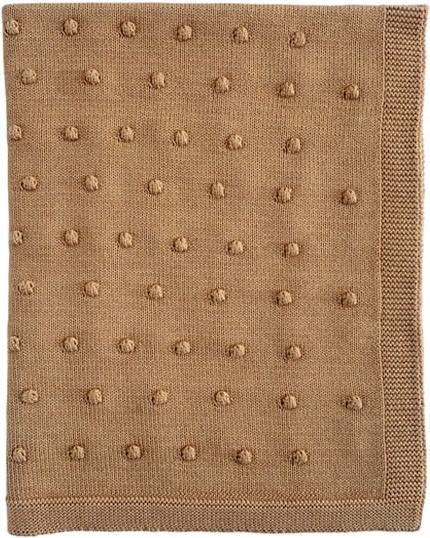 Ooh Noo - Popcorn Baby Blanket - Caramel - 75x95 cm (95 x 75 cm)