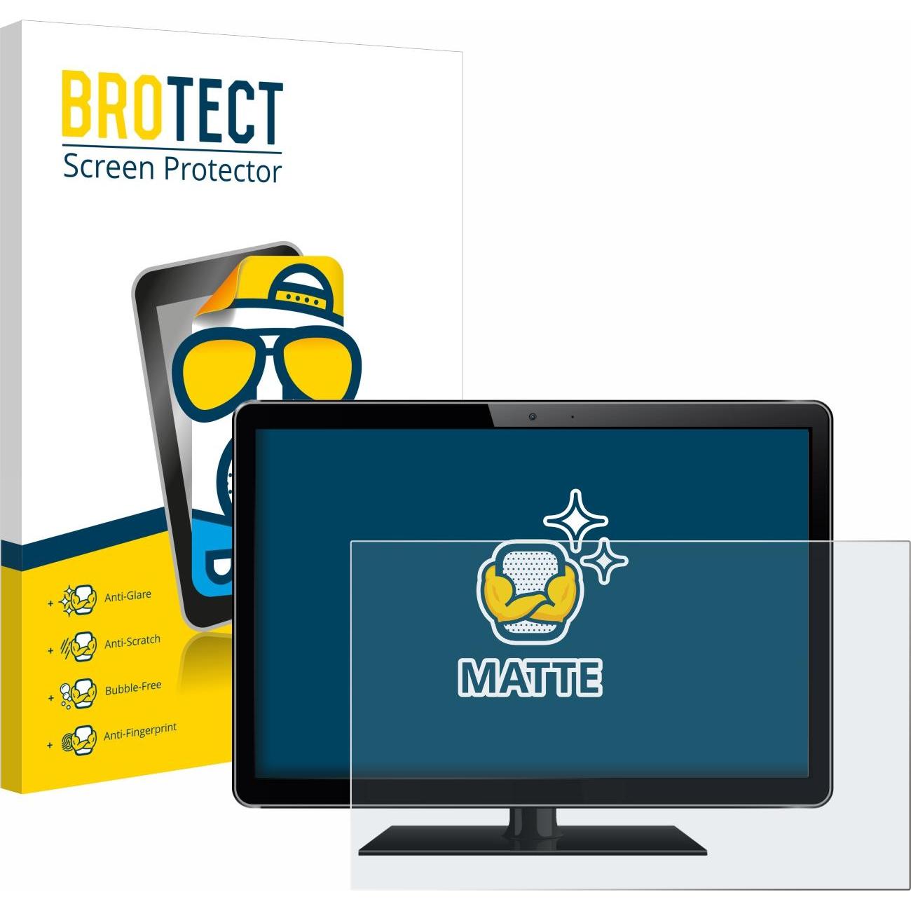 BROTECT Entspiegelungs-Schutzfolie Displayschutz Matt (13.30", 16 : 9), Notebook Schutzfolie