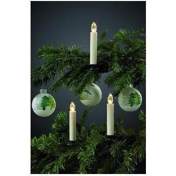 Hellum, LED Kerzen, Kerze LED ws Kabellose Weihnachtsbel. 5St IP20 Batteriebetrieben 602647 (5 x)