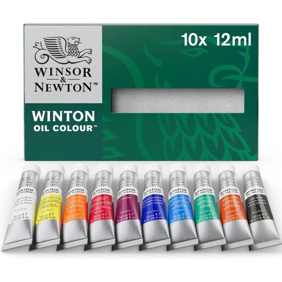 Thumbnail - Winsor & Newton, Künstlerfarbe + Bastelfarbe, Winton Oil Colour Set (Multicolor, 210 ml)
