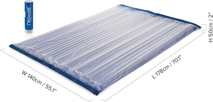 Actual product image Repose Restore pressure relief of double mattress overlay and pump