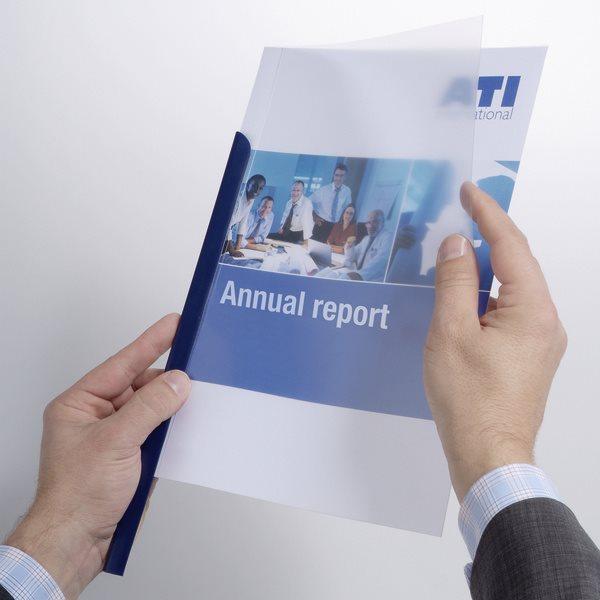 Image du produit Durable Rails de serrage 3mm (A4, 100 x)