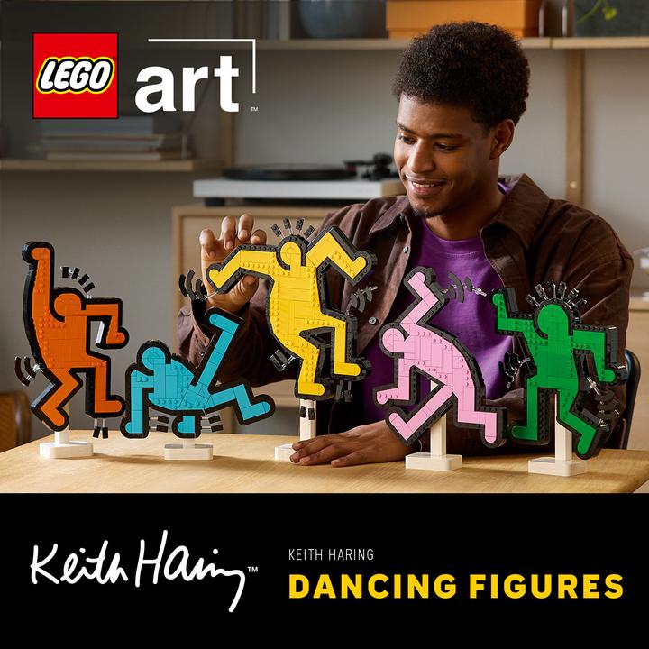 Actual product image LEGO Keith Haring - Dancing figures (LEGO Art)