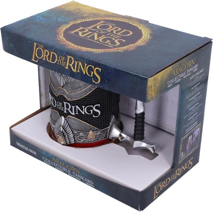 Actual product image Nemesis Now Lord of the Rings Aragorn Tankard 15.5cm (0.60 l, 1 x)