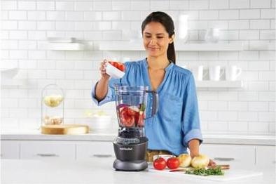 Productafbeelding NutriBullet Staafmixer NBF500DG donkergrijs (1200 W)