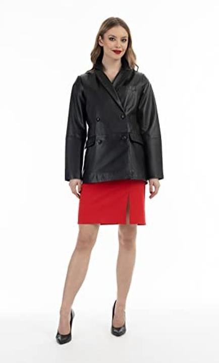Actual product image Faina Leather Blazer (M)