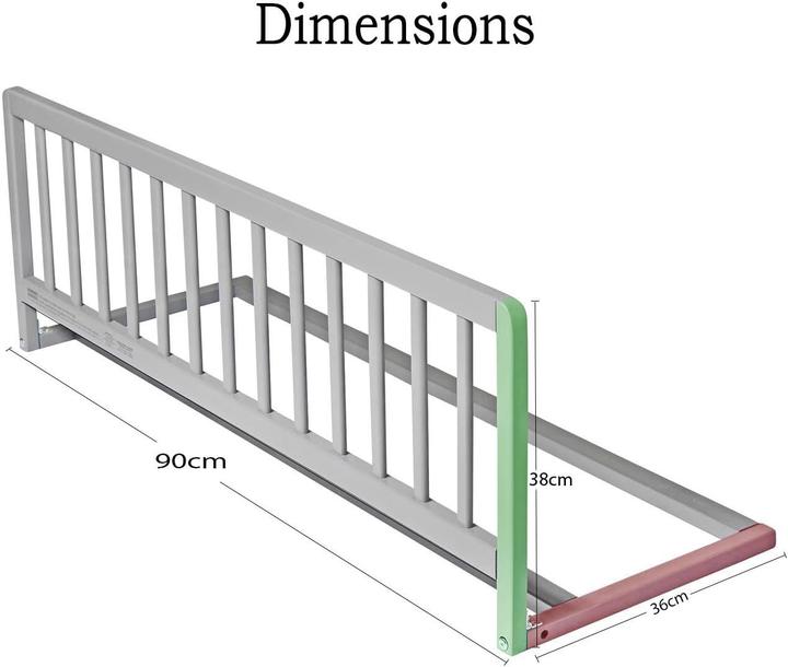 Actual product image Safetots Holzbettschutz (90 x 36 x 38 cm)