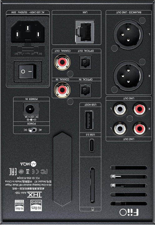 Image du produit FiiO R7 (USB-DAC, Écran, Micro, commutateur de gain, Bluetooth, WiFi)