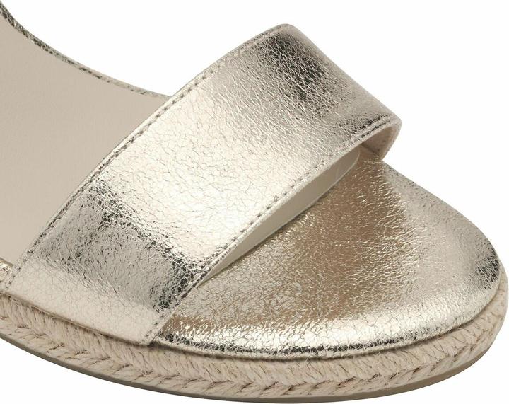 Actual product image Tamaris Espadrilles with Heel Gold Textile (38)