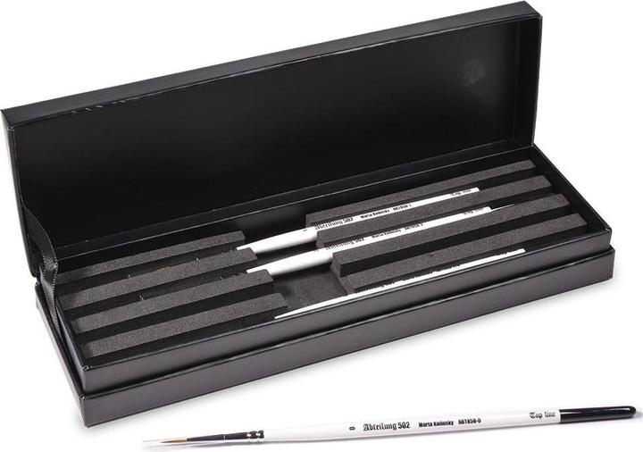 Abteilung 502 Ab.502 Pinceau Kolinsky - Set Premium Top Line Pincel Marta Kolinsky (4 Brushes)