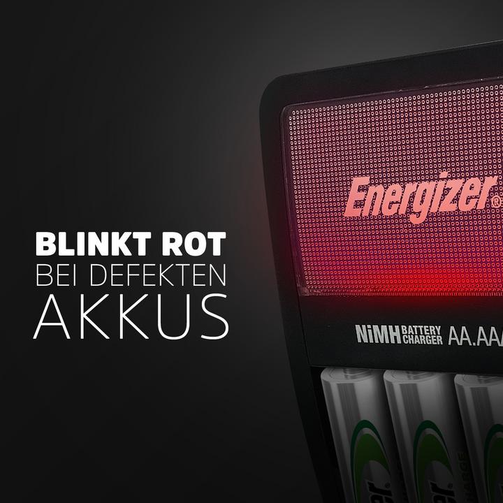 Productafbeelding Energizer Herladen Maxi (4 Pcs., AA, 2000 mAh, Oplaadbare batterijen + lader)