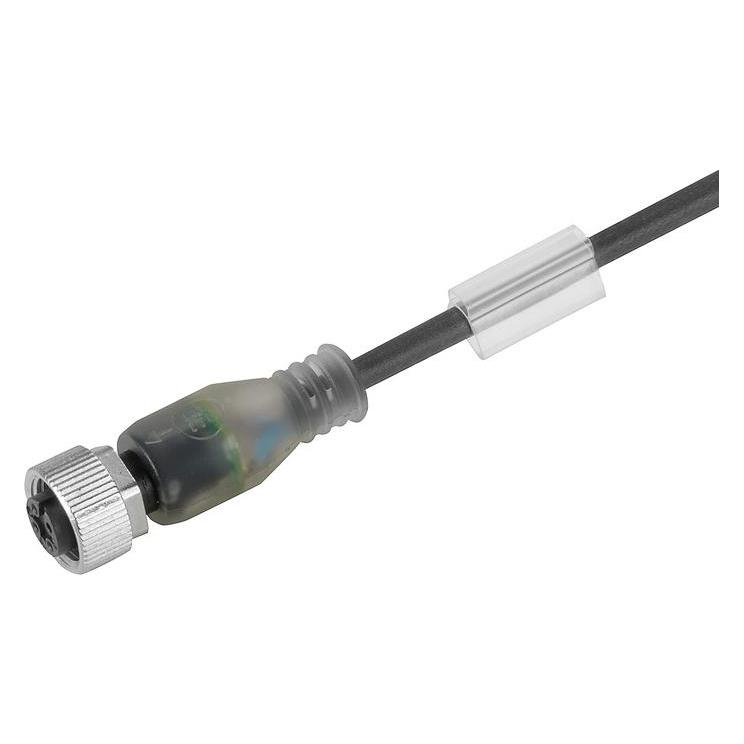Weidmüller 1292621500 Sensor-/Aktor-Steckverbinder konfektioniert M12 15.00 m Polzahl 3 1 S, Elektronikkabel + Stecker