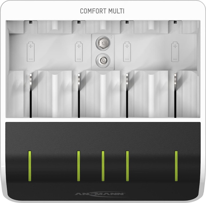 Actual product image Ansmann Comfort Multi Charger (1 pcs., C, D, AAA, AA, 800 mAh, Chargers without battery)